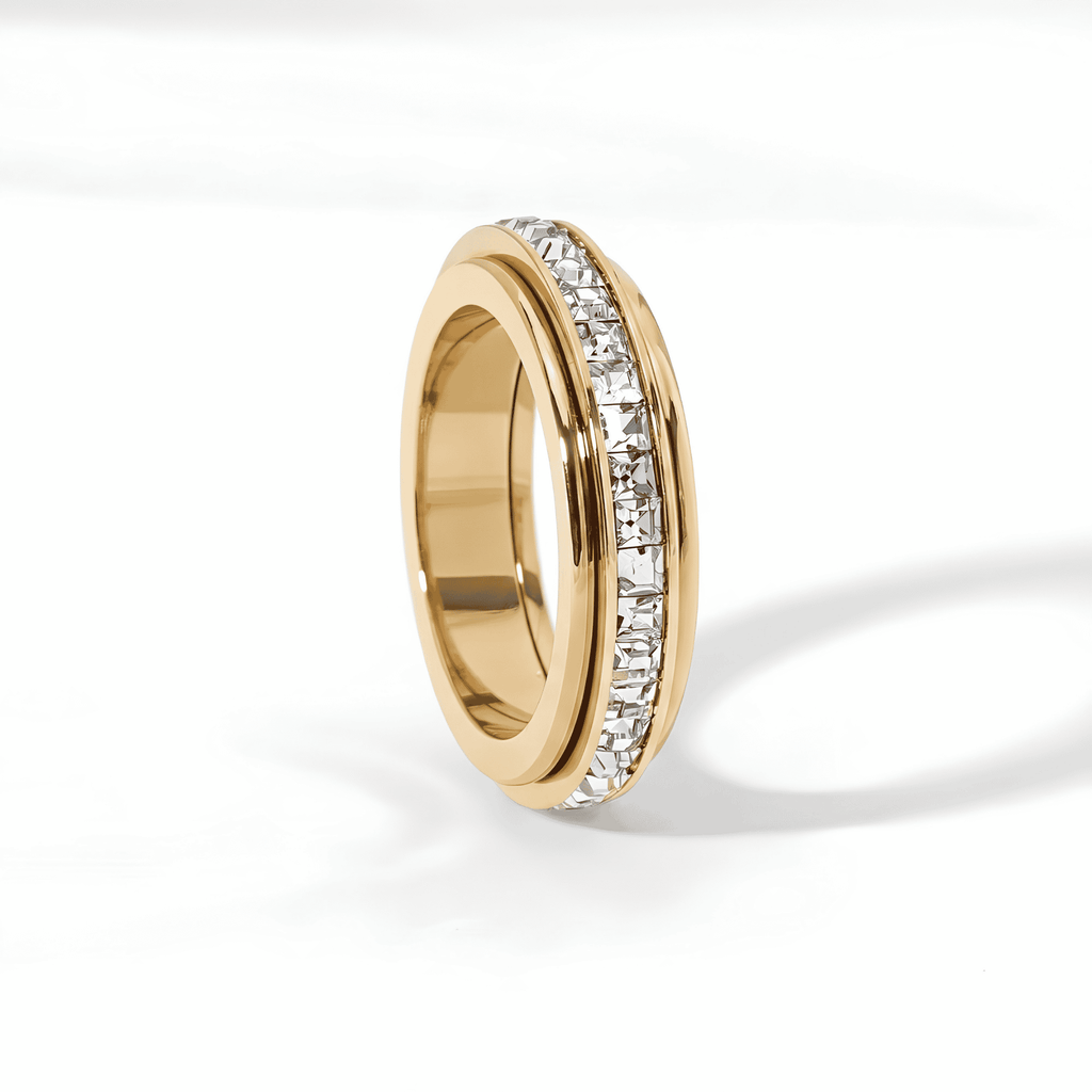 Nova Sky Spinner Ring | Titanium Steel