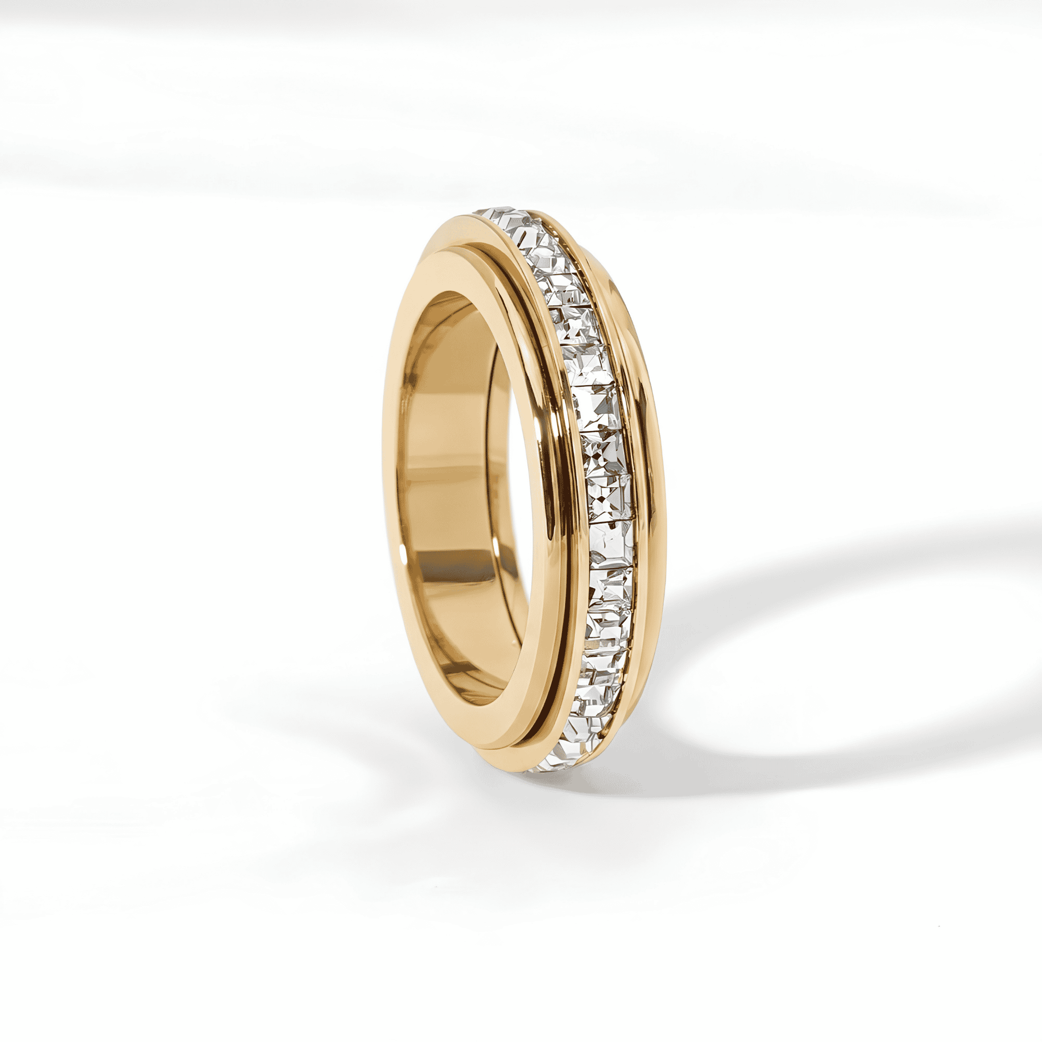Nova Sky Spinner Ring | Titanium Steel
