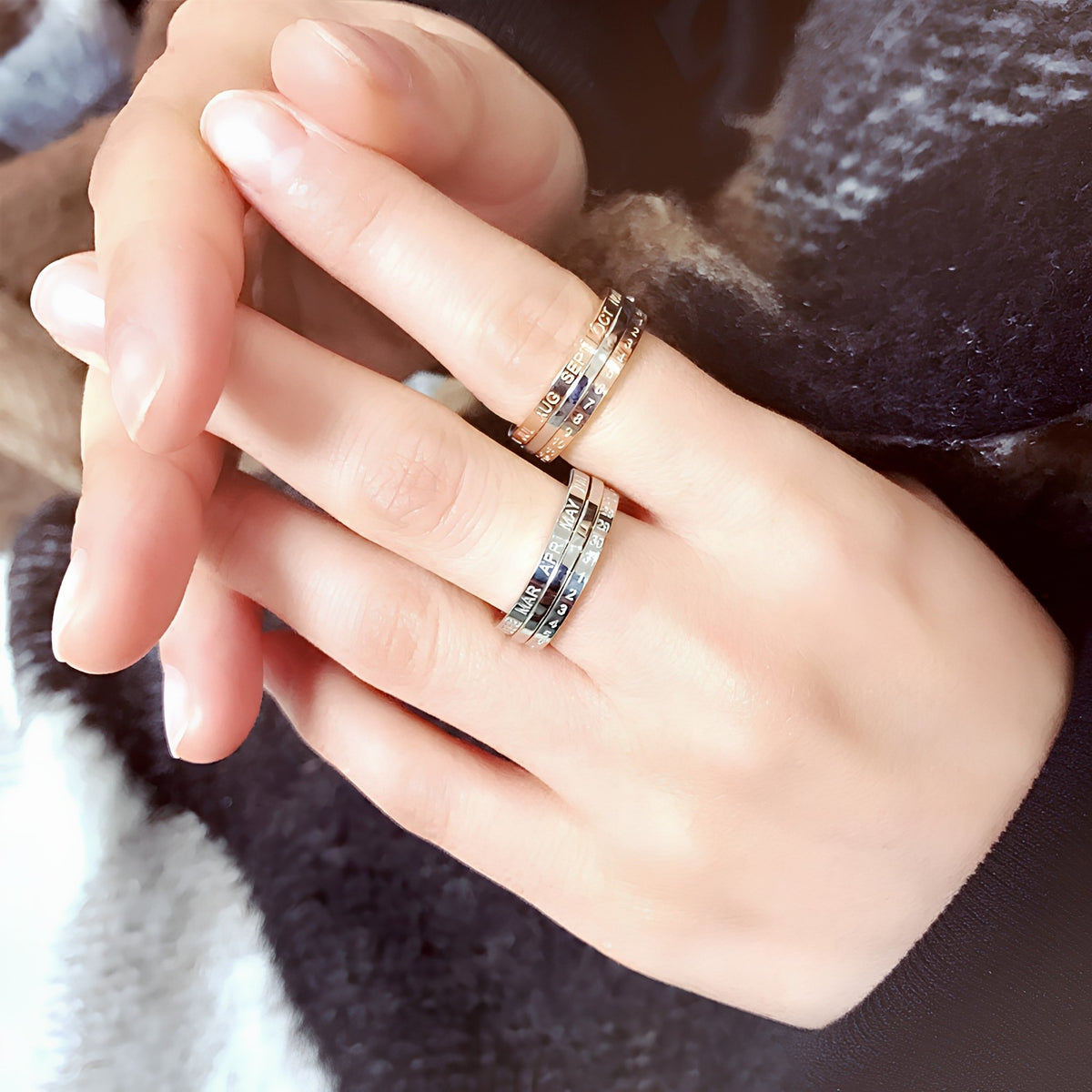 Her Memory Lock Spinner Ring