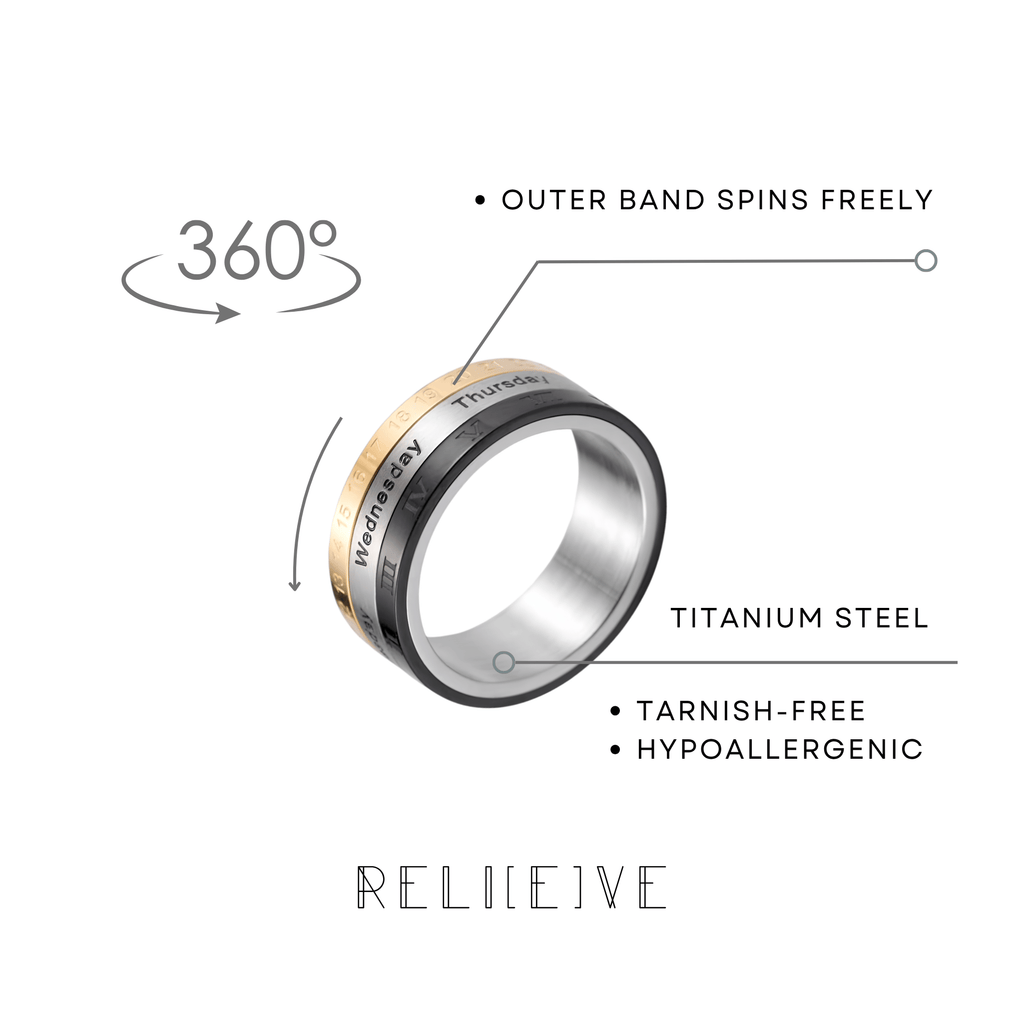 His Memory Lock Spinner Ring