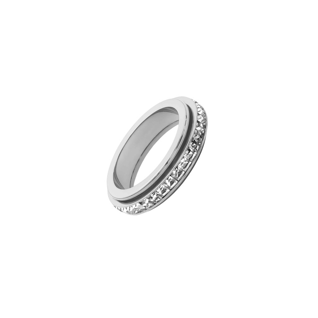 Nova Sky Spinner Ring | Titanium Steel