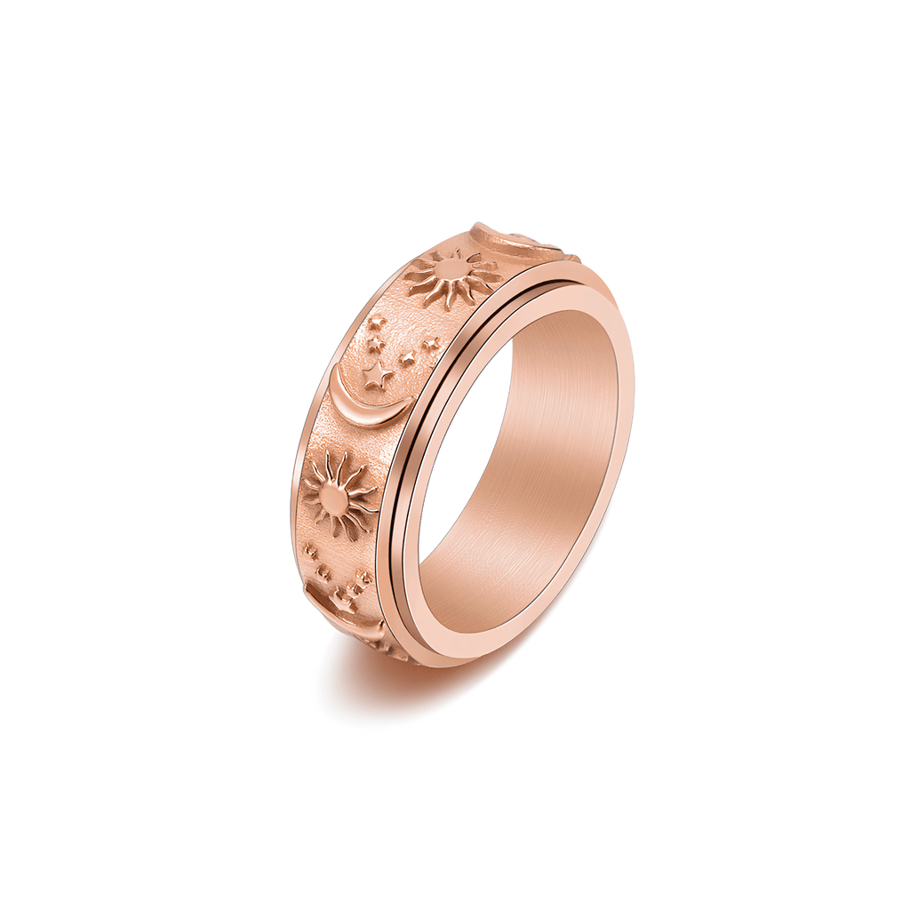 Celestial Spinner Ring | Titanium Steel