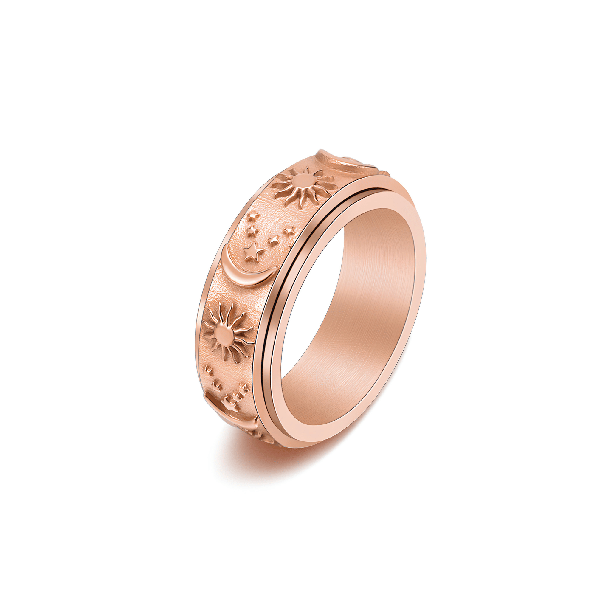 Celestial Spinner Ring | Titanium Steel