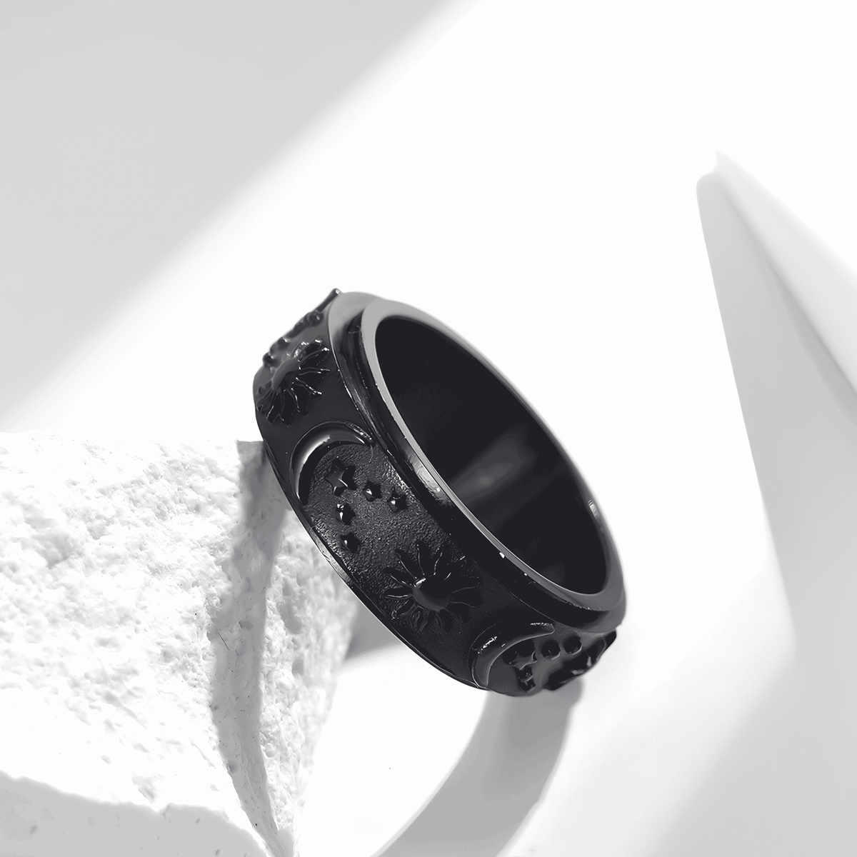 Celestial Spinner Ring | Titanium Steel