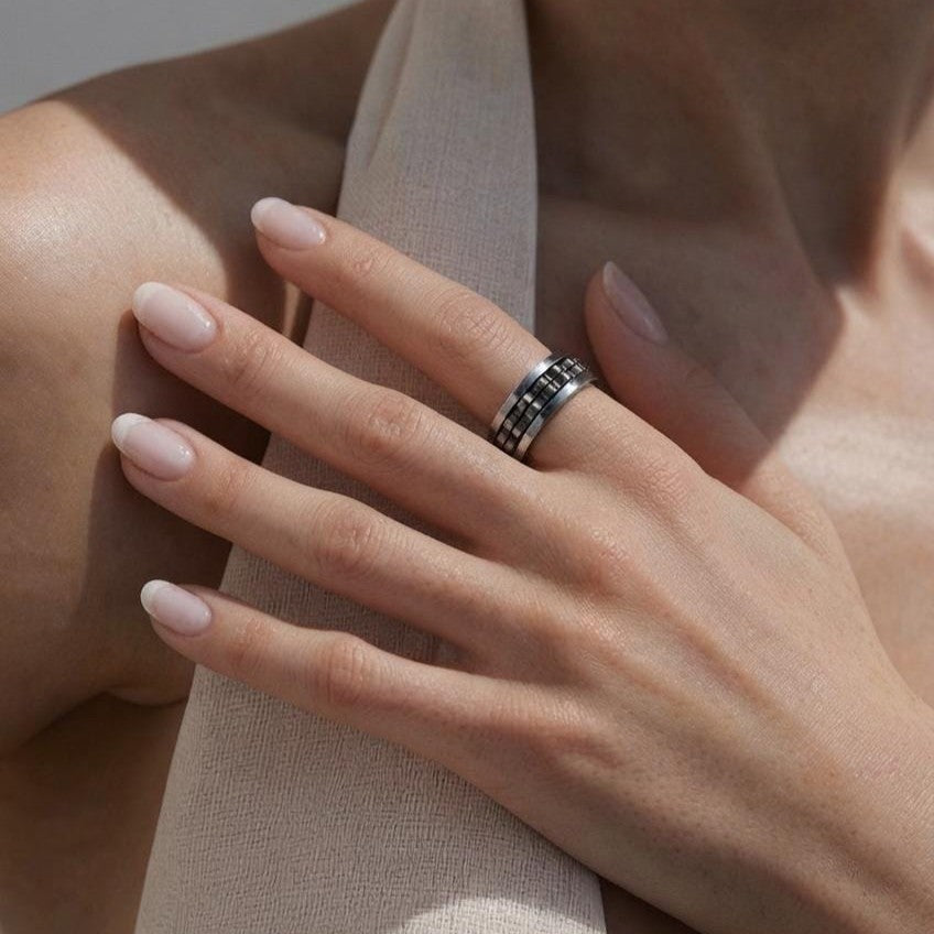 Dual-Track Spinner Ring