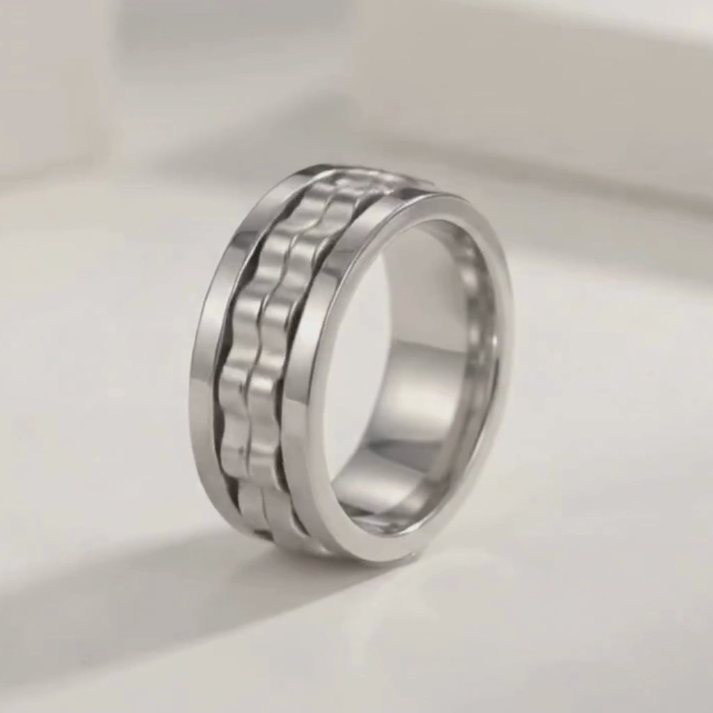 Dual-Track Spinner Ring